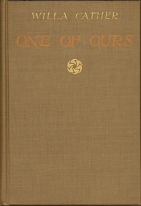Cover of the first edition of One of Ours