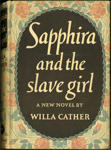 Cover of first edition of Sapphira and the Slave Girl