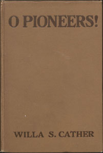 Cover of first edition of O Pioneers!