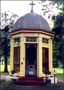 Image of First chapel at Auriesville, erected 1885. Photo by Sherrill Harbison .