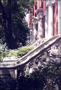Image of Greek Revival houses on Washington Square North Photo by Isabella Caruso