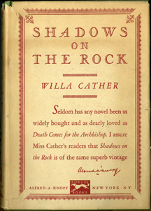 Cover of Shadows on the Rock