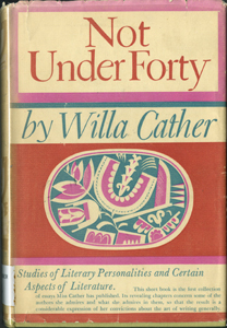Cover of first edition of Not Under Forty